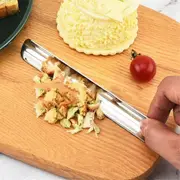 Stainless Steel Table Crumb Sweeper Restaurant Crumb Sweeper with Pocket Clip Table Crumb Cleaning Tool for Home Service Silver