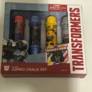 Transformers Jumbo Chalk Pack of 4 Pieces Toy T2