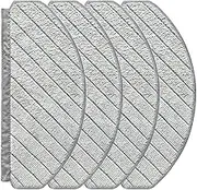 4Pcs Vacuum Cleaner Mop Cleaning Cloth Compatible for Ecovacs Compatible for Deebot X1 Plus T10 Plus Washable Mopping Pads Accessories