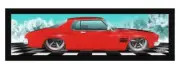 Holden RED HQ MONARO GTS Bar Runner. Man Cave. Australian Made