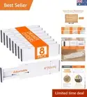 4" High Adjustable Drawer Dividers: 8-Pack for Clothes, Kitchen & Office Storage