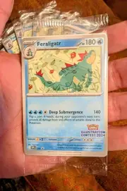 Pokemon TCG 2024 Illustration Contest Promo Pack Sealed (Contains 3 Cards)