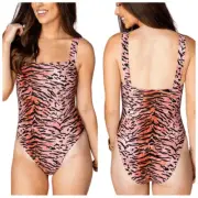 BuddyLove Keke Square Neck One Piece Swimsuit Size Large