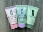 Clinique All About Clean Mild Facial Soap + 7 Day Scrub Cream + Foaming Cleanser