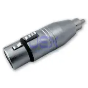 Locking 3-Pin Female XLR to Male RCA/Phono Adapter Connector Audio Converter PRO