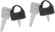 [HOUDERCO] 2pcs Mobility Scooter Key Replacement for Electric Wheelchairs Compatible Pride Convenient Pull-out Key for Elderly Users Essential Accessory for Safe Transportation