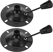 KAILIKETIY 2pcs Office Chair Swivel Base Replacement Mechanism Tilt Control Round Plate for Desk Chair Easy Installation and Strong Bearing Capacity