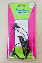 POWER PLUS Hands Free Earbud Headset w/ Microphone and 2.5mm Jack NK 3360