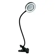 48 LED Desk Lamp Clip with 5X Magnifying Glass Light 360° Adjustable 32962