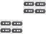 ARTIBETTER 8 Pcs Retro Style Blank Cassette Tapes 30-Minute Recordable Cassette Tape for DIY