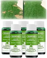 Greenrevive Hydroseeding Lawn Solution, Liquid Seeding Grass Lawn Green Spray Device Seed Care Watering Set, Green Grass Paint for Lawn, Gardens, Farms (5 Pcs)