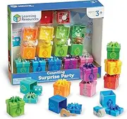 Learning Resources LER6803 Counting Surprise Party, Homeschool, Fine Motor, Counting & Sorting Toy, Ages 3+, Multi