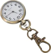 [VALICLUD] Pocket Watch Ladies Digital Nurses Watch Holder Retractable Women Nursing Chain Hand Medical Digital Watch Second Mini Clip on Watch Pendant Watches Simple Watch Fob Watch Titanium
