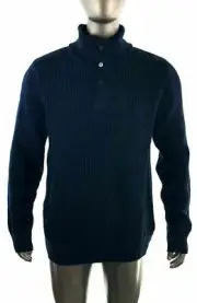 Buffalo David Bitton Men's Mock Neck 1/4 Snap-Zip Sweater