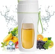 SNZ Mixer Smoothie Maker To Go, Mini Portable Mixer with 8 Blades Stainless Steel, USB Portable Blender Electric 500 ml Bottle, Smoothie Bottle Small for Shake, Baby Food, for Travel, Gym
