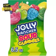 Sour Gummies Assorted Fruit Flavored Candy Bag, 6.5 Oz ⭐️⭐️⭐️⭐️⭐️