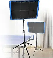 Table Tennis Return Board,Angle-Adjustable Ping Pong Rebounder,Portable Single-Person Self-Study Training Baffle