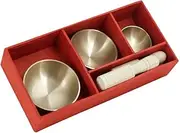 Large Master Healing Hand hammered Tibetan Singing Bowl ~ Great for Meditation, Yoga, Sound Bath, Mindfulness, Relaxation ~ Cushion, Wooden Mallet & Drumstick Included