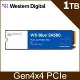 在飛比找遠傳friDay購物優惠-WD 藍標 SN580 1TB M.2 PCIe 4.0 讀