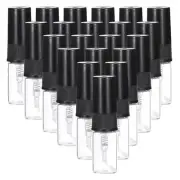 36 Pcs 2ml Glass Mini Perfume Sample Bottle Empty Mini Spray Bottle, Black
