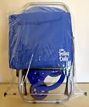 Trolley Dolly Stair Climber Blue NEW Grocery Foldable Cart Apartment Shopping