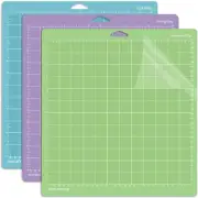 3Pcs Cutting Mat for Cricut Maker/Explore Air 2/ Air/One 12X12 Inch Cutting Mat