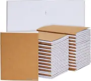 48 Pack Small Blank Notebooks for Kids Bulk, Kraft Paper Journals for Students,
