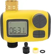 Sprinkler Timer with Brass Inlet, Programmable Water Timer for Garden Hose with Rain Delay, Manual and Automatic Watering System for Yards, Lawns