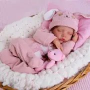 EKOKIZ Lifelike Reborn Baby Dolls 18-Inch Baby Soft Body Realistic Newborn Ba...