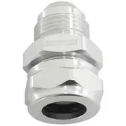 Aeroflow 5/8" Barb to -10An Adapter Silver Convert Male Barb to An - AF741-10-10S