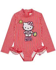 Toddler Girls Hello Kitty Long Sleeve Paddlesuit