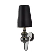 Fashion Corridor Aisle Foyer Wall Lamp Size:S(Black)