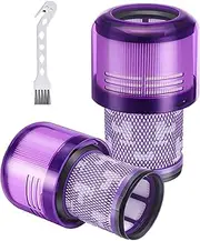 [TOPALL] Vacuum Filter for Dyson V12,HEPA Filter Replacement for Dyson,Vacuum Accessories,Compatible with Dyson V12 Origin,V12 Detect Slim,V12 Slim+,V12 Detect Slim Absolute, #971517-01 (2 P)