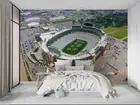 3D Tree City Stadium Car Grass Self-adhesive Removeable Wallpaper Wall Mural 600