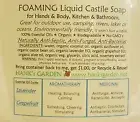 Foam Pump Liquid Castile Soap-Organic Vegan Anti-Bacterial 100% Essential Oils