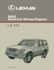 2002 Lexus LX 470 Wiring Diagrams Schematics Layout Factory OEM