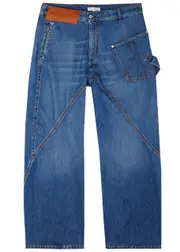 JW Anderson Twisted Wide-leg Jeans - Light Blue - 30 (W30 / S) 30 (W30 / S)