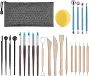 24PCS - Clay Sculpting Tools Set, Ceramic & Pottery Carving Tools Kit for Adults, Children and Beginners