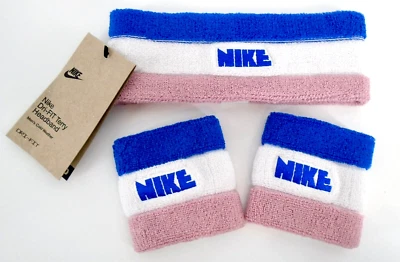 Nike Headband & Wristbands Men's Terry White/LT Madder Root/Game Royal