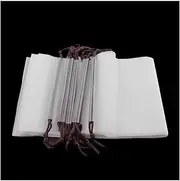 SQXBK 10PCS Umbrella Storage Bags 300mm Transparent Frosted PP Plastic Waterproof Drawstring Pocket Reusable Travel Cover