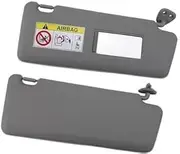 Yurefax Side Sun Visor, for JAC T6 T8 Pickup Left Right Car Front Sun Visor Panel with Makeup Mirror Sun Visor Sunshade Assembly Cosmetic Mirror Front Side Sun Visor Car Sun Visor