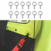 Solid Steel Screw Quick Removal Fastener Thumb Screw for Suzuki Jimny 19+ Silver (for: Suzuki)