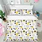 3D Geometry Graphic Pattern Quilt Cover Set Bedding Sets Pillowcases Queen 26
