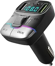 Car Radio Wireless,Wireless Car Adapter with USB Charging - Hands- FM Transmitter Radio Receiver, MP3 Player Support for Audio Players
