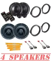 6.5" Component | 6.5" Coaxial Speakers & install kit for 2008-2022 Honda Accord (for: Honda)
