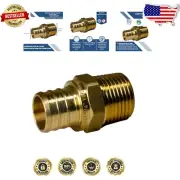Durable 3/4" PEX x 1/2" Male NPT Brass Adapter - Perfect for Plumbing Projects