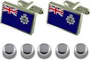 [Select Gifts] Shirt Dress Studs Ministry of Defence Police Military England Flag Cufflinks