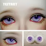 娃娃配件玩具眼睛 BJD 1/3 1/4 1/6 MM 彩色 3D 可動彩色石膏眼睛 BJD 娃娃閃閃發光眼球