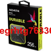 在飛比找露天拍賣優惠-ADATA移動固態硬盤 SD700 256G 256GB 外