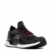 SKECHERS GO RUN STEADY SWIFT SNEAKER TRAINER WOMEN SHOES BLACK/PINK SIZE 10 NEW